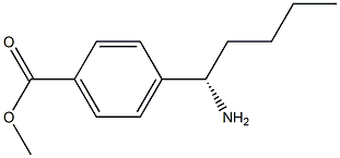 METHYL 4-((1S)-1-AMINOPENTYL)BENZOATE Struktur