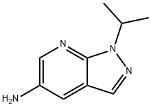 1-Isopropyl-1H-pyrazolo[3,4-b]pyridin-5-aMine;1-(1-Methylethyl)-1H-pyrazolo[3,4-b]pyridin-5-aMine Struktur