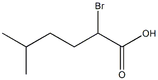 2-BROMOISOHEPTANOIC ACID Struktur