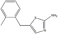 5-(2-METHYLBENZYL)-1,3-THIAZOL-2-AMINE Struktur