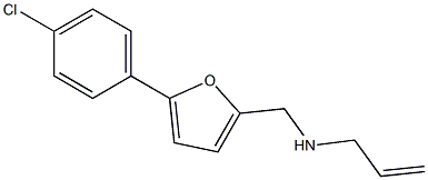 N-((5-(4-CHLOROPHENYL)-2-FURYL)METHYL)PROP-2-EN-1-AMINE Struktur