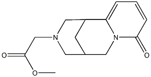 METHYL (6-OXO-7,11-DIAZATRICYCLO[7.3.1.0~2,7~]TRIDECA-2,4-DIEN-11-YL)ACETATE Struktur