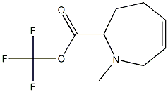 METHYL 2-(TRIFLUOROMETHYL)-2,3,4,7-TETRAHYDRO-1H-AZEPINE-2-CARBOXYLATE Struktur