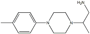 2-[4-(4-METHYLPHENYL)PIPERAZIN-1-YL]PROPAN-1-AMINE Struktur