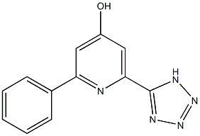 2-PHENYL-6-(1H-TETRAZOL-5-YL)PYRIDIN-4-OL Struktur