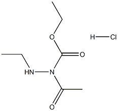 ETHYL (ETHYLAMINO)ACETYLCARBAMATE HYDROCHLORIDE Struktur