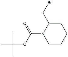 1-BOC-2-BROMOMETHYLPIPERIDINE Struktur