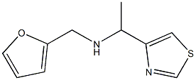 FURAN-2-YLMETHYL-(1-THIAZOL-4-YL-ETHYL)-AMINE Struktur