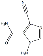 3-AMINO-5-CYANO-3H-IMIDAZOLE-4-CARBOXAMIDE Struktur