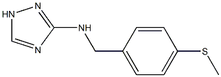 N-(4-(METHYLTHIO)BENZYL)-1H-1,2,4-TRIAZOL-3-AMINE Struktur