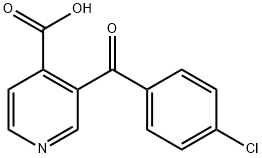 3-(4-CHLORO-BENZOYL)-ISONICOTINIC ACID Struktur