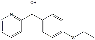 4-ETHYLTHIOPHENYL-(2-PYRIDYL)METHANOL Struktur