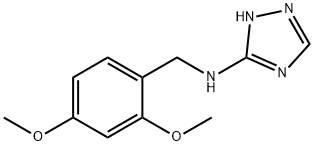 N-(2,4-DIMETHOXYBENZYL)-1H-1,2,4-TRIAZOL-3-AMINE Struktur