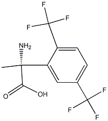 (2R)-2-AMINO-2-[2,5-BIS(TRIFLUOROMETHYL)PHENYL]PROPANOIC ACID Struktur