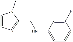 (3-FLUOROPHENYL)(1-METHYL-1H-IMIDAZOL-2-YL)METHYLAMINE Struktur