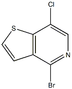 4-BROMO-7-CHLOROTHIENO[3,2-C]PYRIDINE Struktur