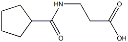 3-[(CYCLOPENTYLCARBONYL)AMINO]PROPANOIC ACID Struktur