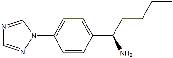 (1R)-1-(4-(1,2,4-TRIAZOLYL)PHENYL)PENTYLAMINE Struktur