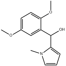 2,5-DIMETHOXYPHENYL-(1-METHYL-2-PYRROLYL)METHANOL Struktur