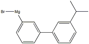 3-(3-ISOPROPYLPHENYL)PHENYLMAGNESIUM BROMIDE Struktur