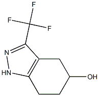 4,5,6,7-TETRAHYDRO-5-HYDROXY-3-TRIFLUOROMETHYL-1H-INDAZOLE Struktur