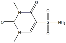 1,3-DIMETHYL-2,4-DIOXO-1,2,3,4-TETRAHYDROPYRIMIDINE-5-SULFONAMIDE 結(jié)構(gòu)式