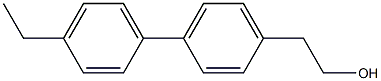 4-(4-ETHYLPHENYL)PHENETHYL ALCOHOL Struktur