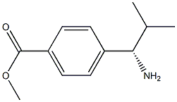 METHYL 4-((1S)-1-AMINO-2-METHYLPROPYL)BENZOATE Struktur