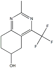 5,6,7,8-TETRAHYDRO-6-HYDROXY-2-METHYL-4-(TRIFLUOROMETHYL)QUINAZOLINE Struktur