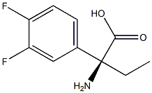 (2S)-2-AMINO-2-(3,4-DIFLUOROPHENYL)BUTANOIC ACID Struktur