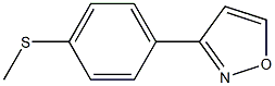 3-(4-(METHYLTHIO)PHENYL)ISOXAZOLE Struktur