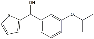 3-ISOPROPOXYPHENYL-(2-THIENYL)METHANOL Struktur