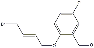 2-(4-BROMO-BUT-2-ENYLOXY)-5-CHLORO-BENZALDEHYDE Struktur