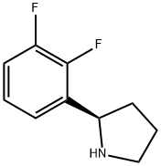 (2R)-2-(2,3-DIFLUOROPHENYL)PYRROLIDINE Struktur