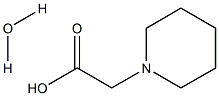 PIPERIDIN-1-YL-ACETIC ACID HYDRATE Struktur