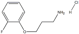 3-(2-FLUOROPHENOXY)PROPAN-1-AMINE HYDROCHLORIDE Struktur