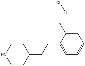 4-[2-(2-FLUORO-PHENYL)-ETHYL]-PIPERIDINEHYDROCHLORIDE Struktur