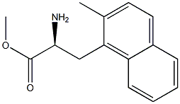 METHYL (2S)-2-AMINO-3-(2-METHYLNAPHTHYL)PROPANOATE Struktur