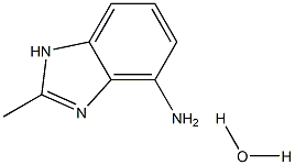 2-METHYL-1H-BENZIMIDAZOL-4-AMINE HYDRATE Struktur