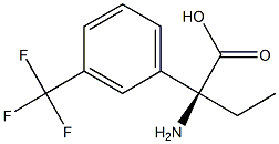 (2S)-2-AMINO-2-[3-(TRIFLUOROMETHYL)PHENYL]BUTANOIC ACID Struktur