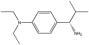 [4-((1S)-1-AMINO-2-METHYLPROPYL)PHENYL]DIETHYLAMINE Struktur