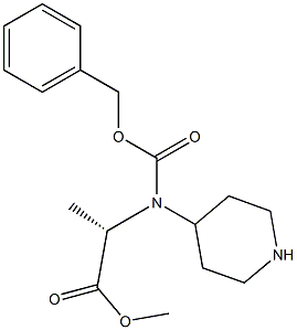 (S)-N-CBZ-4-PIPERIDYLALANINE METHYL ESTER Struktur