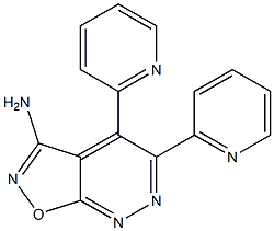 4,5-DI(PYRIDIN-2-YL)ISOXAZOLO[5,4-C]PYRIDAZIN-3-AMINE Struktur