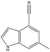 4-CYANO-6-METHYL INDOLE Struktur