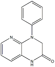 4-PHENYL-3,4-DIHYDROPYRIDO[2,3-B]PYRAZIN-2(1H)-ONE Struktur