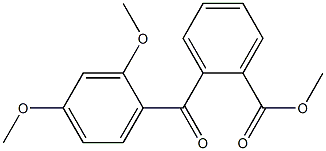 METHYL 2-(2,4-DIMETHOXYBENZOYL)BENZOATE Struktur