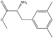 METHYL (2R)-2-AMINO-3-(3,5-DIMETHYLPHENYL)PROPANOATE Struktur