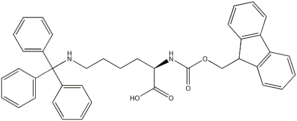 FMOC-D-LYS(TRT)-OH Struktur