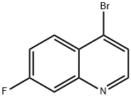 4-BROMO-7-FLUOROQUINOLINE Struktur