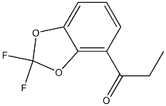 1-(2,2-DIFLUOROBENZO-(1,3)-DIOXOL-4-YL)-PROPANE-1-ONE Struktur